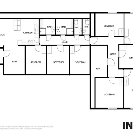 Lejlighed Flott Bofellesskap Med 7 Rom, Inkludert Internett Og Strøm! Grillområde Med Jacuzzi! *
